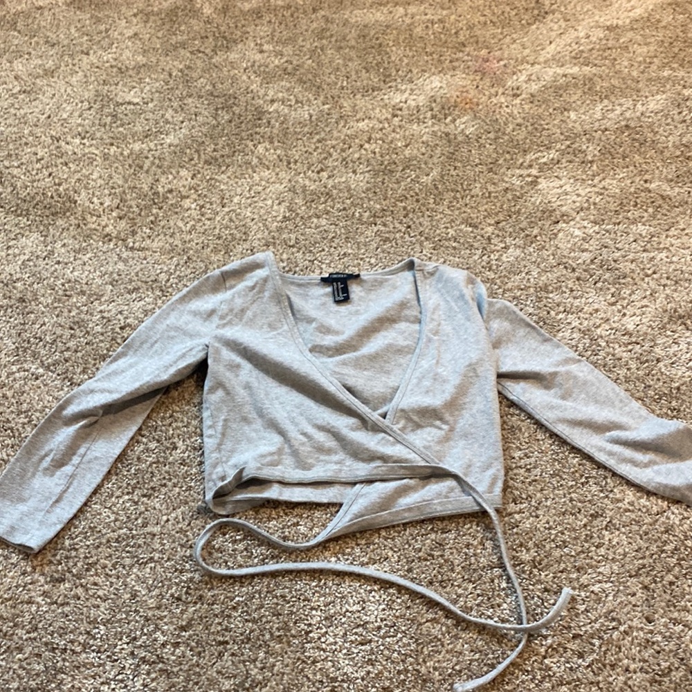 Tie around crop top